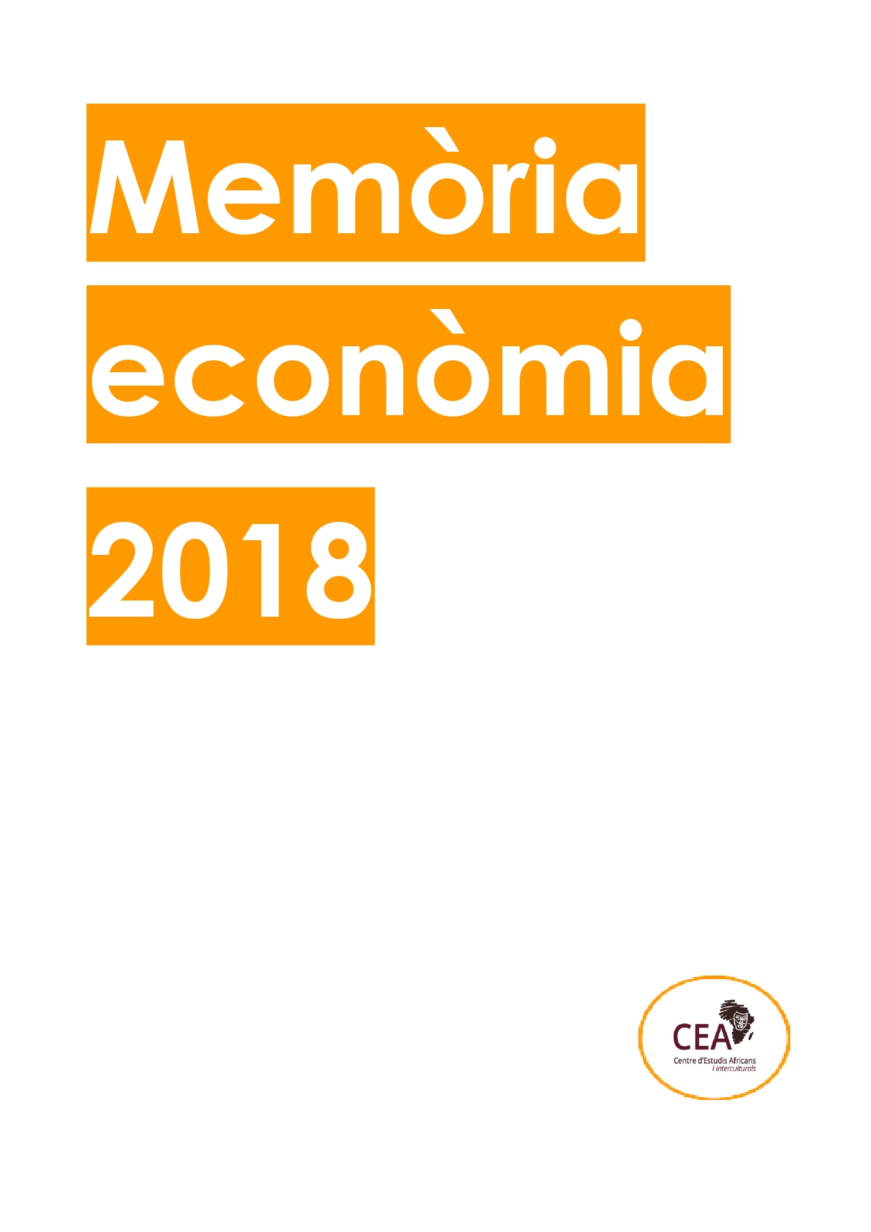 Memòria econòmica 2018