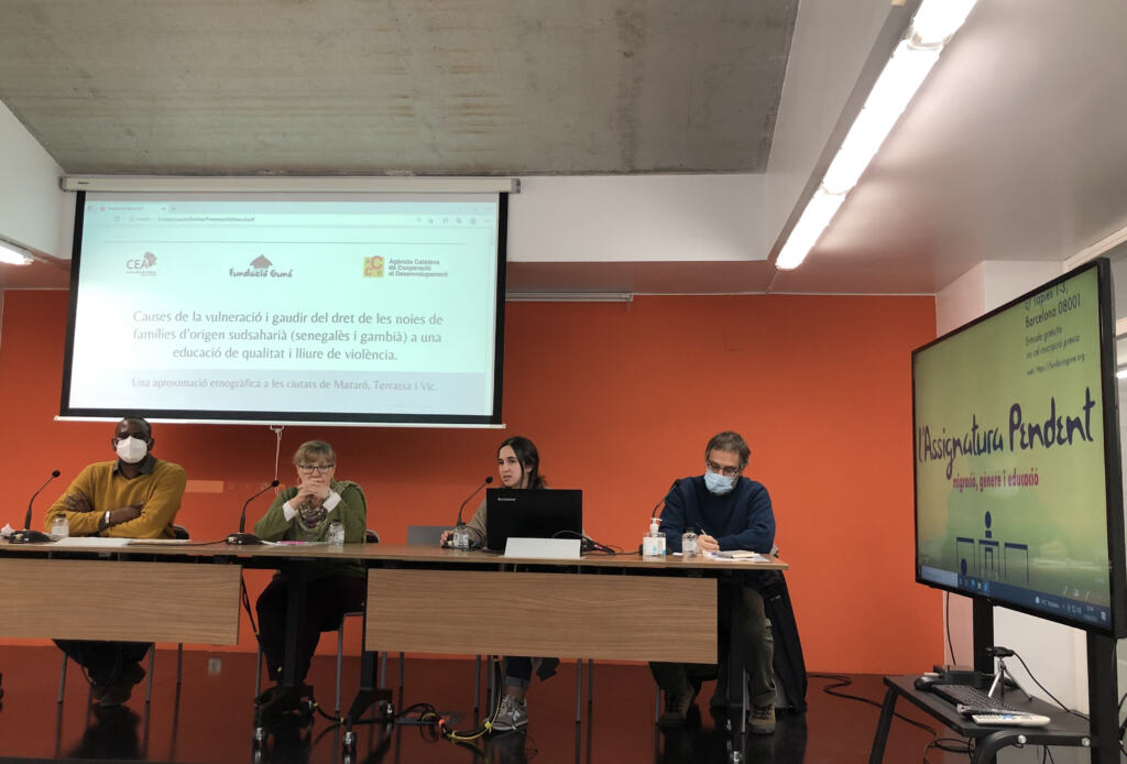 Presentació de l’estudi ‘Causes de la vulneració i gaudir del dret de les noies d’origen sudsaharià a una educació de qualitat i lliure de violència’
