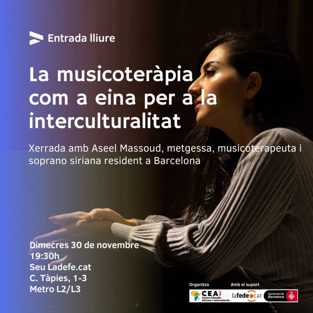 Workshop: La musicoteràpia com a eina per a la interculturalitat