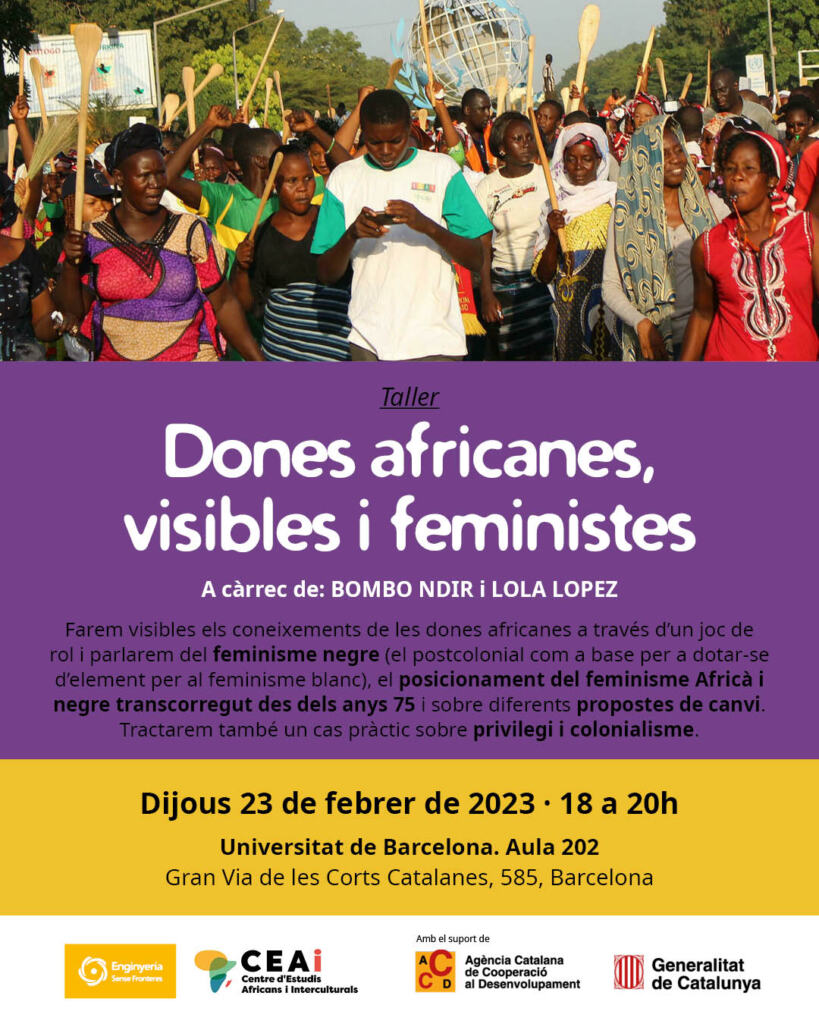 Taller: Dones africanes, visibles i feministes